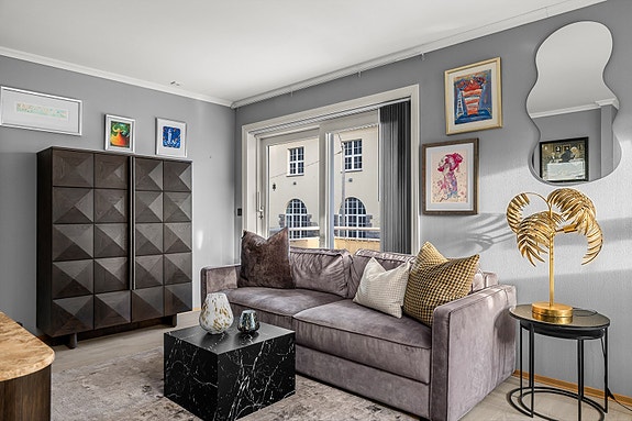 Din lokale eiendomsmegler Aleksander Faksvåg Talgø har gleden av å presentere Schou Bruuns gate 1. Foto: Interiørfoto AS