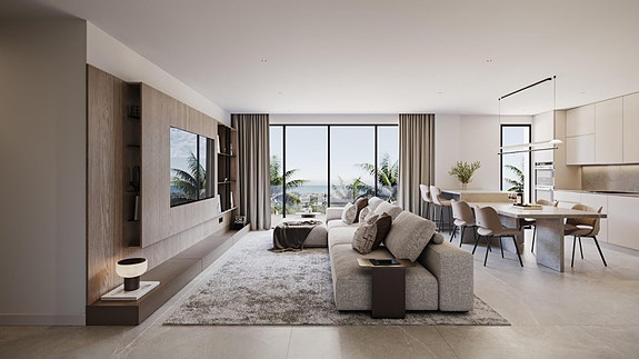 Penthouse med panoramautsikt | Terrasse 157 m² | Resortfasiliteter