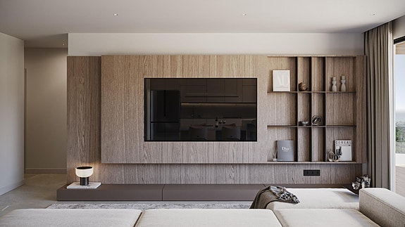 Penthouse med panoramautsikt | Terrasse 157 m² | Resortfasiliteter