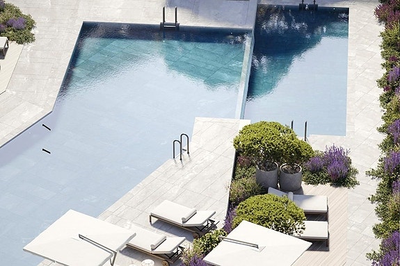 Penthouse med panoramautsikt | Terrasse 157 m² | Resortfasiliteter