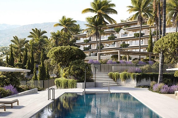 Penthouse med panoramautsikt | Terrasse 157 m² | Resortfasiliteter