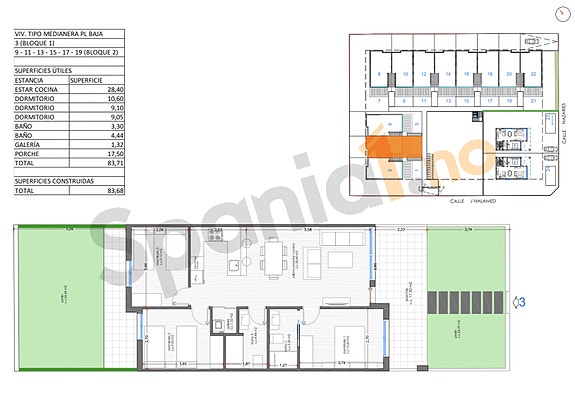 Sjelden mulighet i Punta Prima | Møblert visningsleilighet | 3 soverom | Stort uteområde