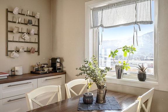 Herlig utsikt fra 4.etasje