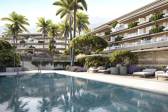 Penthouse med panoramautsikt | Terrasse 157 m² | Resortfasiliteter