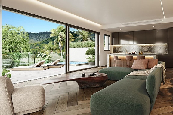 NYHET! Stor bakkeplansleilighet i Río Real | 80 m² terrasse | Resortfasiliteter