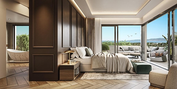 NYHET! Eksklusivt prosjekt | Leilighet med 2 soverom | Terrasse og resortfasiliteter | Nær strand og golf