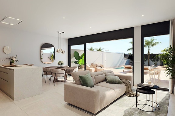 Nybygg! Moderne villa med 4 soverom | Privat basseng og hage | Mulighet for takterrasse