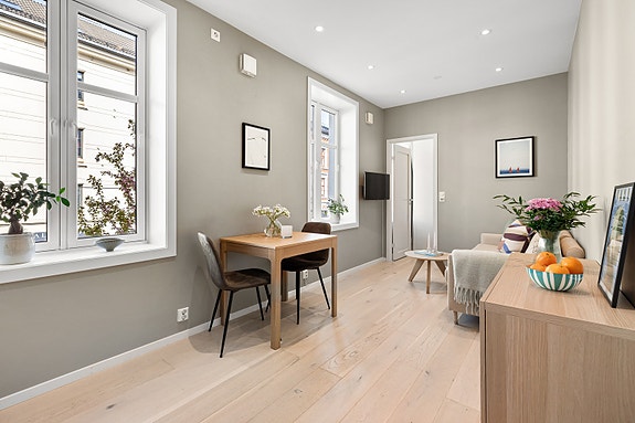 Velkommen til Thorvald Meyers gate 74 B - en lys og moderne 2-roms leilighet.