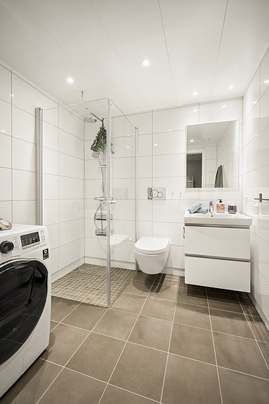 Bad/vaskerom fra byggeåret.