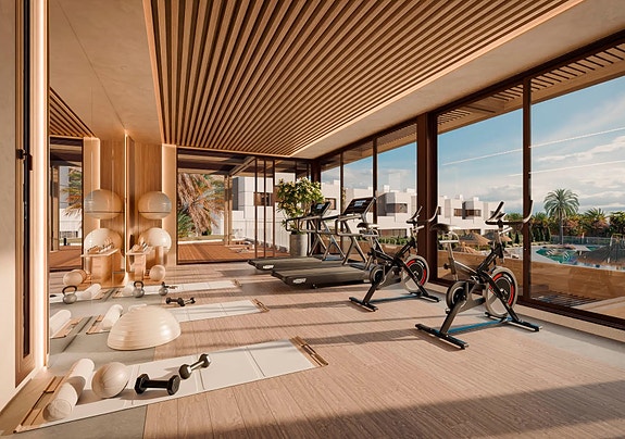 Nye moderne rekkehus med hage og resortfasiliteter | Omgitt av natur og kort vei til stranden