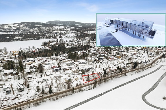 Nordvannslia 22! Byggeklar tomt med rammetillatelse i første rekke mot Nordvannet! Engelsrud er et idyllisk område kun 7 minutter med bil til Asker sentrum!