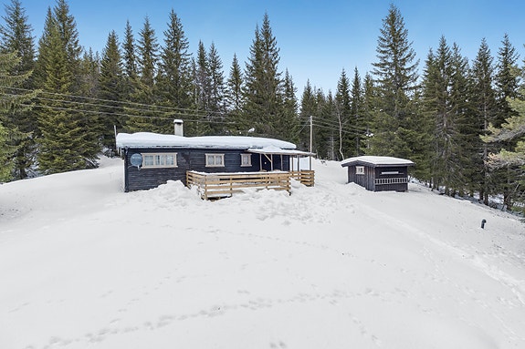 Velkommen til Nesjøvegen 17! En tilbaketrukket og skjermet fritidseiendom.