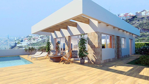 Nybygg! Villa med 3 soverom | Privat basseng og takterrasse | 50 meter fra La Marquesa Golf