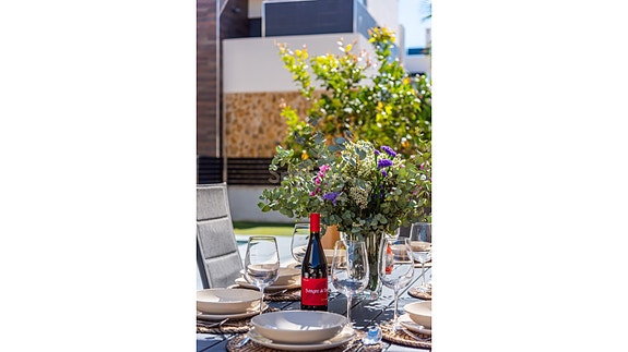 Moderne villa med 4 soverom og 4 bad | Privat basseng - Takterrasse med havutsikt og stor underetasje