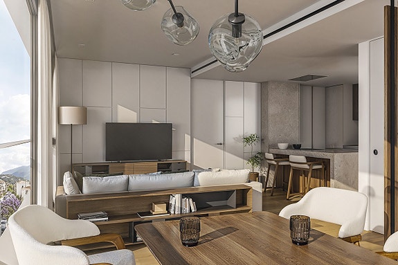 NYHET | Leilighet i sentrum med gangavstand til strand - 2 soverom og terrasse