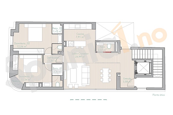 Eksklusiv penthouse | Privat takterrasse med basseng | Boutiqueprosjekt i Estepona sentrum