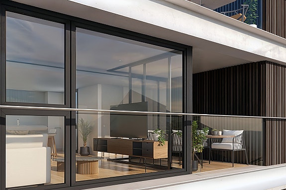 NYHET | Leilighet i sentrum med gangavstand til strand - 2 soverom og terrasse