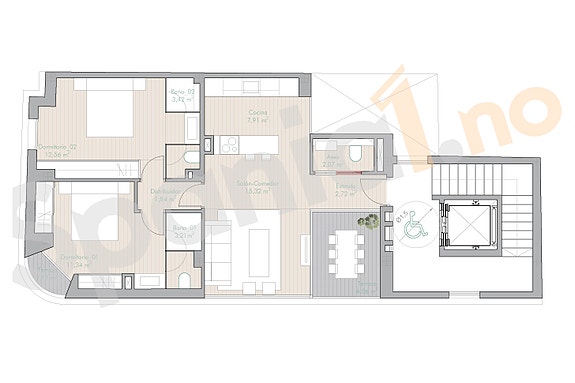 Nybygg | 2 soverom | Terrasse | Sentralt med gangavstand til strand