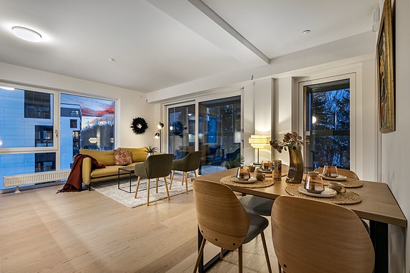 Velkommen til Døliringen 25, leilighet L501! Ny og moderne 3-roms selveier hjørneleilighet i det populære prosjektet Vestskogen.