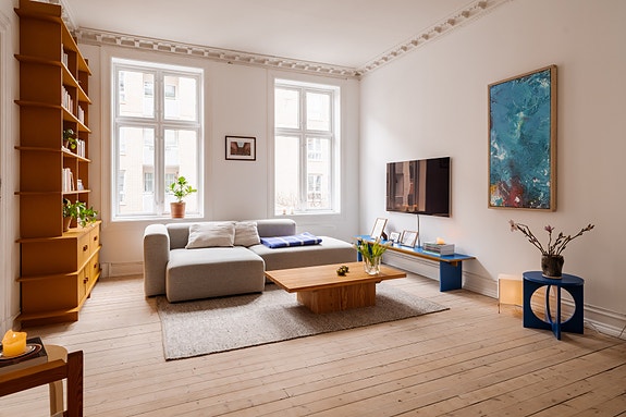 Velkommen til Sigurds gate 8B - en unik og gjennomført selveierleilighet. Foto: Henrik Sporsheim / Tigerstaden Boligfoto