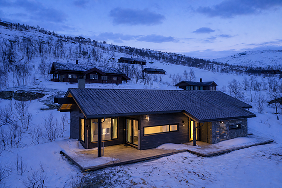 Lekker arkitekttegnede hytte - tegnet av Ove Grung Siv.Ark MNAL