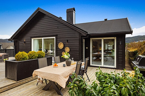 Boligen måler 191 kvm