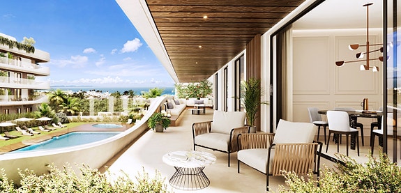 Eksklusiv Penthouse | 3 soverom | Gangavstand til nydelig strand | Fantastiske fellesområder