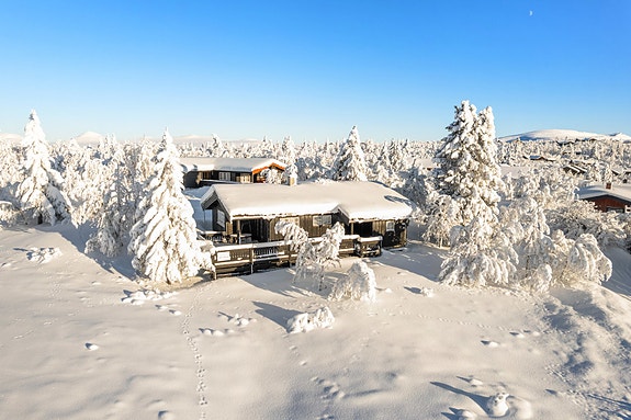 PrivatMegleren Lillehammer v/Pernille Enger Lunn har gleden av å presentere denne sjarmerende og fine hytta på Gulltjønn på Venabgygdsfjellet!