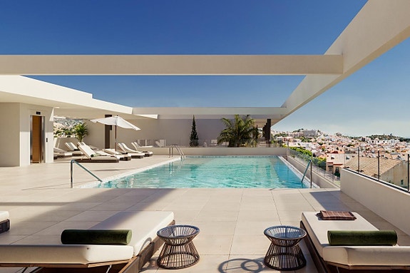 Nyhet! Moderne toppleilighet med 3 soverom, parkering og resortfasiliteter