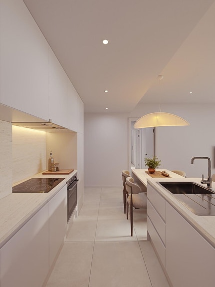 Nyhet! Moderne toppleilighet med 3 soverom, parkering og resortfasiliteter