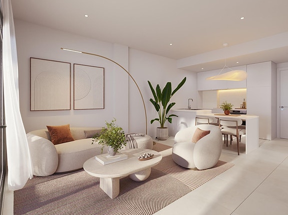 Nyhet! Moderne toppleilighet med 3 soverom, parkering og resortfasiliteter