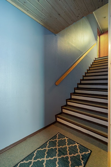 Trapp opp til leiligheten