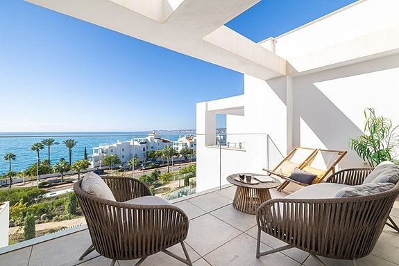 Penthouse med 3 soverom | Turistlisens | Strandlinje med panoramautsikt