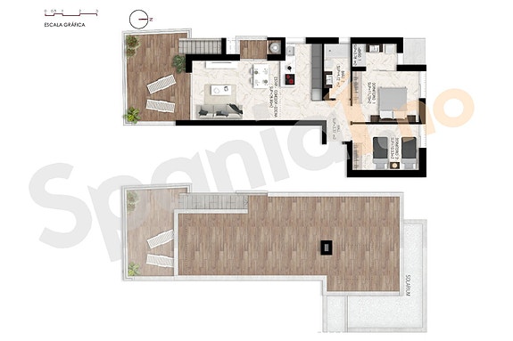 Moderne hjørne penthouse-leilighet | Fantastiske fellesområder | Møbelpakke!