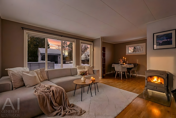 Nordvik v/ Ida Michelle Vatne presenterer Nye Stenkleivvei 31 - En sjarmerende og innholdsrik familiebolig med gjennomgående god standard og fin planløsning. Foto: FokusFoto