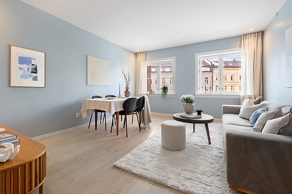 Nordvik ved Morten Styrmoe Hannestad har gleden av å presentere Thereses gate 16J! Foto: Trond Walsø.