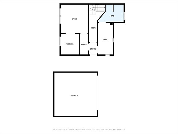 Plantegning - Underetasje og garasje