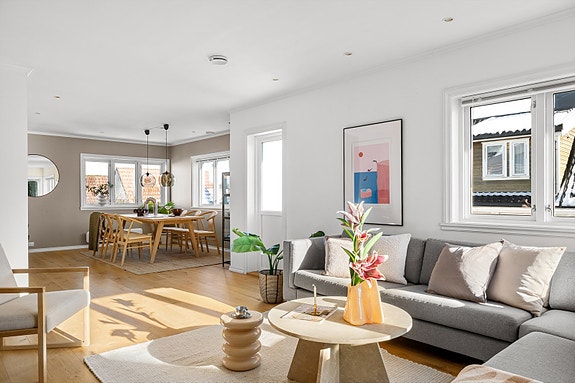 Nordvik Bolig v/Michael Boxill har gleden av presentere Lindemann Bulls vei 5! Foto: Kristine Tofte