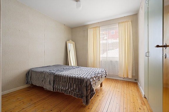 Leiligheten har hele 3 soverom