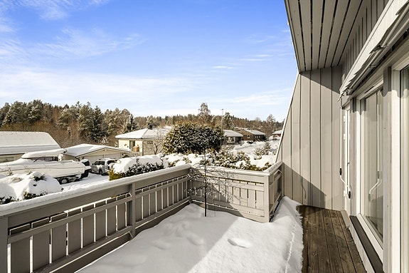 En flott utsikt over nabolaget!