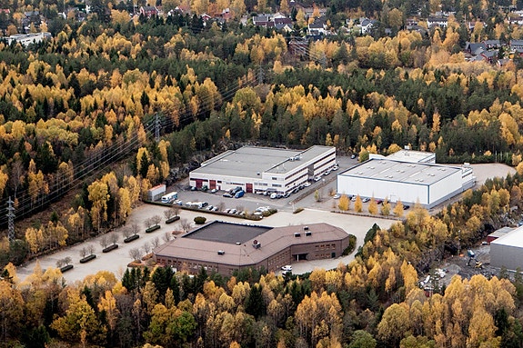 Bygget til venstre på foto