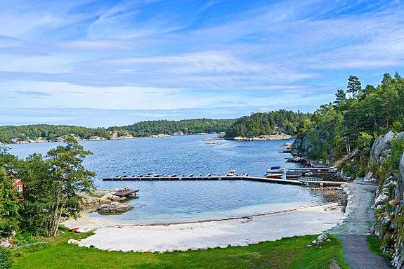 Felles strand for området