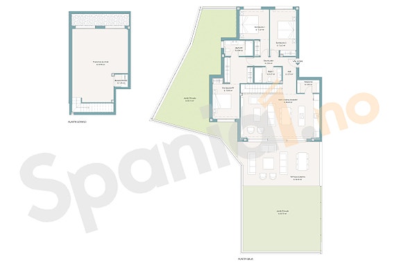 Leilighet med 3 soverom og stor hage/terrasse | Nær Puerto Banús og golf
