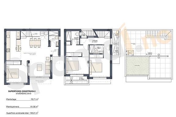 Villa med 3 soverom og 3 bad | Privat basseng og takterrasse | Nybygg i Benijófar