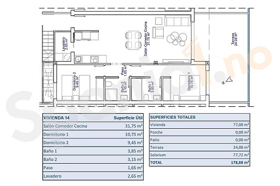 Plantegning leilighet