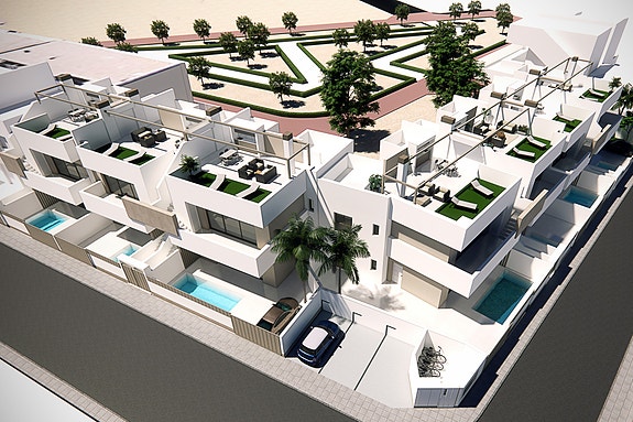 Nyhet! Toppleilighet med 3 soverom og 2 bad | Stor takterrasse med mulighet for basseng | Sentral beliggenhet