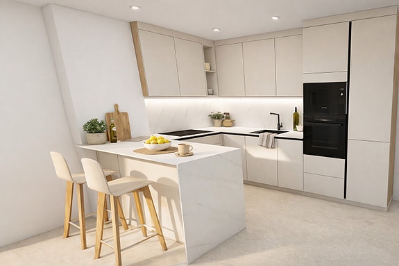 Ny leilighet kun 100 meter fra stranden | Terrasse | 20 min fra Málaga sentrum