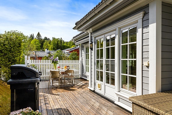 Solrik terrasse på 19 kvm