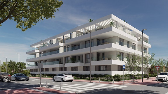 Ny leilighet kun 100 meter fra stranden | 3 soverom | Terrasse | 20 min fra Málaga sentrum