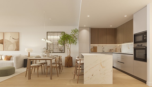 Nyhet! Moderne leilighet med havutsikt | 3 soverom | Terrasse | Spa og treningsrom